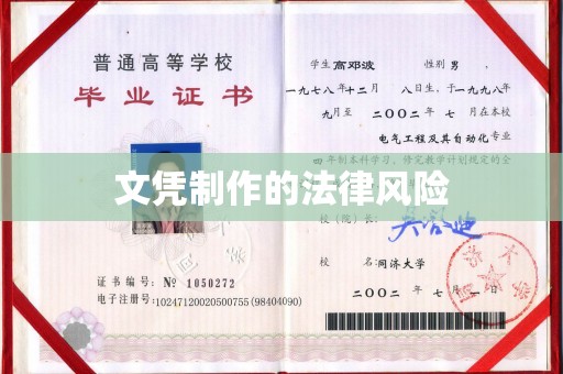 崇川文凭制作的法律风险